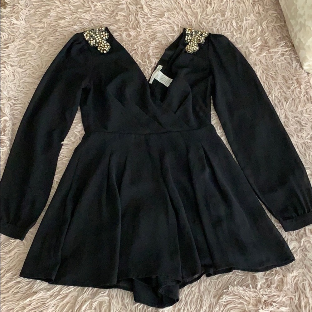 Cute black romper